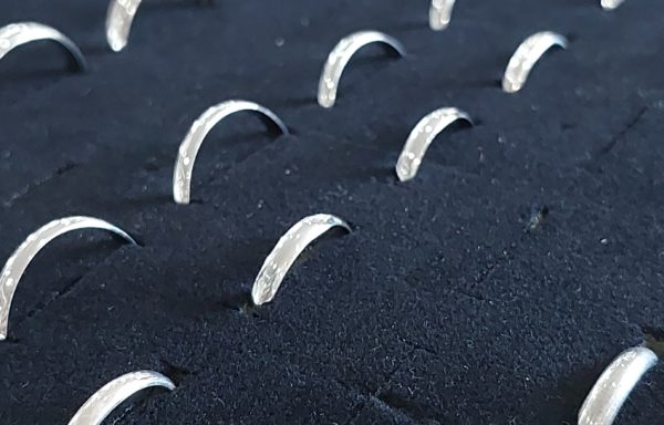 Alliances en Argent rhodié 925