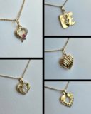 Pendentif Saint Valentin en Or 18k