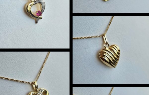 Pendentif Saint Valentin en Or 18k