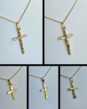 Pendentif croix Or 18k