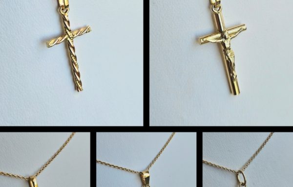 Pendentif croix Or 18k
