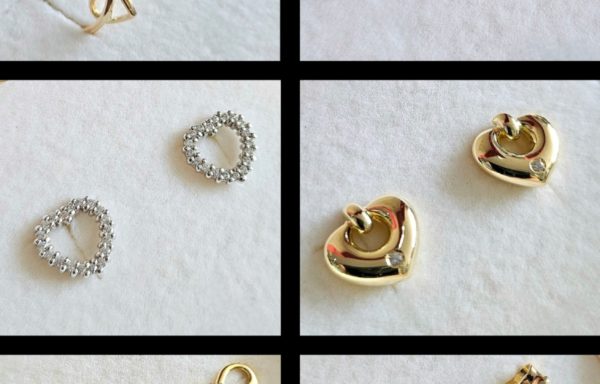 Boucles d'Oreilles Saint Valentin en Or 18k