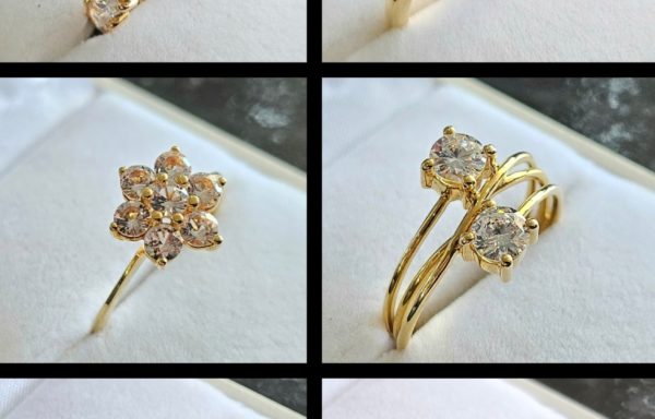 Bagues Oxyde de zirconium en Or 18k