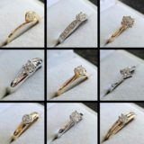 Solitaires diamants en Or 18k