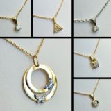 Pendentif en Or 18k avec Diamants