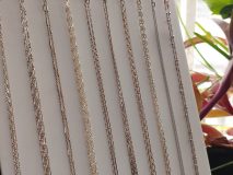 Chaine en argent rhodié