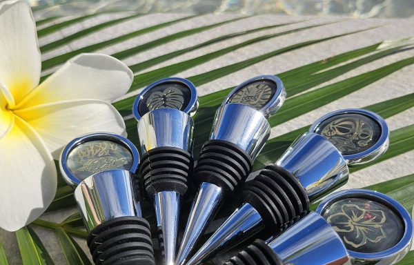 Bouchons de Vin avec nacre de Tahiti